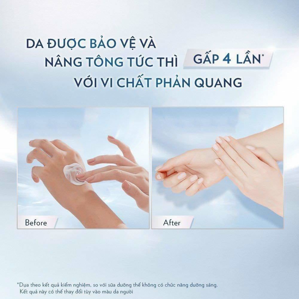 Sữa Dưỡng Thể Nâng Tone Vaseline Healthy Bright Body Tone-Up Concentrated UV Serum 320ML