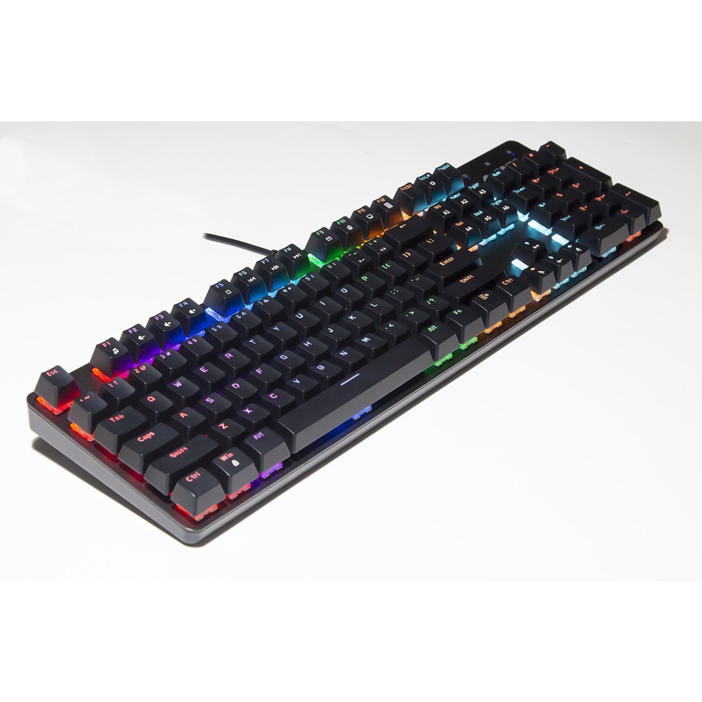 Bàn Phím Cơ Gaming AJazz DKM160 Led Rainbow Chính Hãng Bảo Hành 24 Tháng