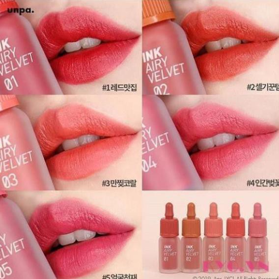 Son Peripera Ink Airy Velvet Lip Tint Mới