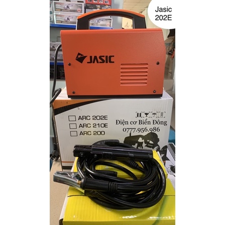 🔥FREESHIP🔥 Tặng bó 20 que Hàn MÁY HÀN ĐIỆN TỬ CHUYÊN HÀN SẮT TÔN ARC-202E JASIC Cam đỏ