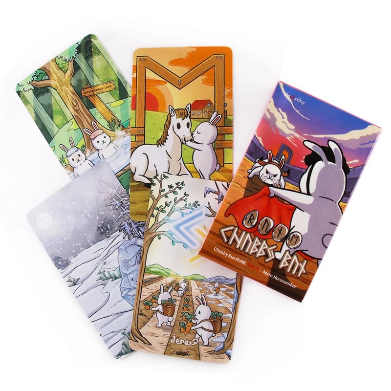 Chubby Bun Rune V.3 (Elder Futhark)Tarot Decks 78 Card Tarot Deck High Quality Board Game