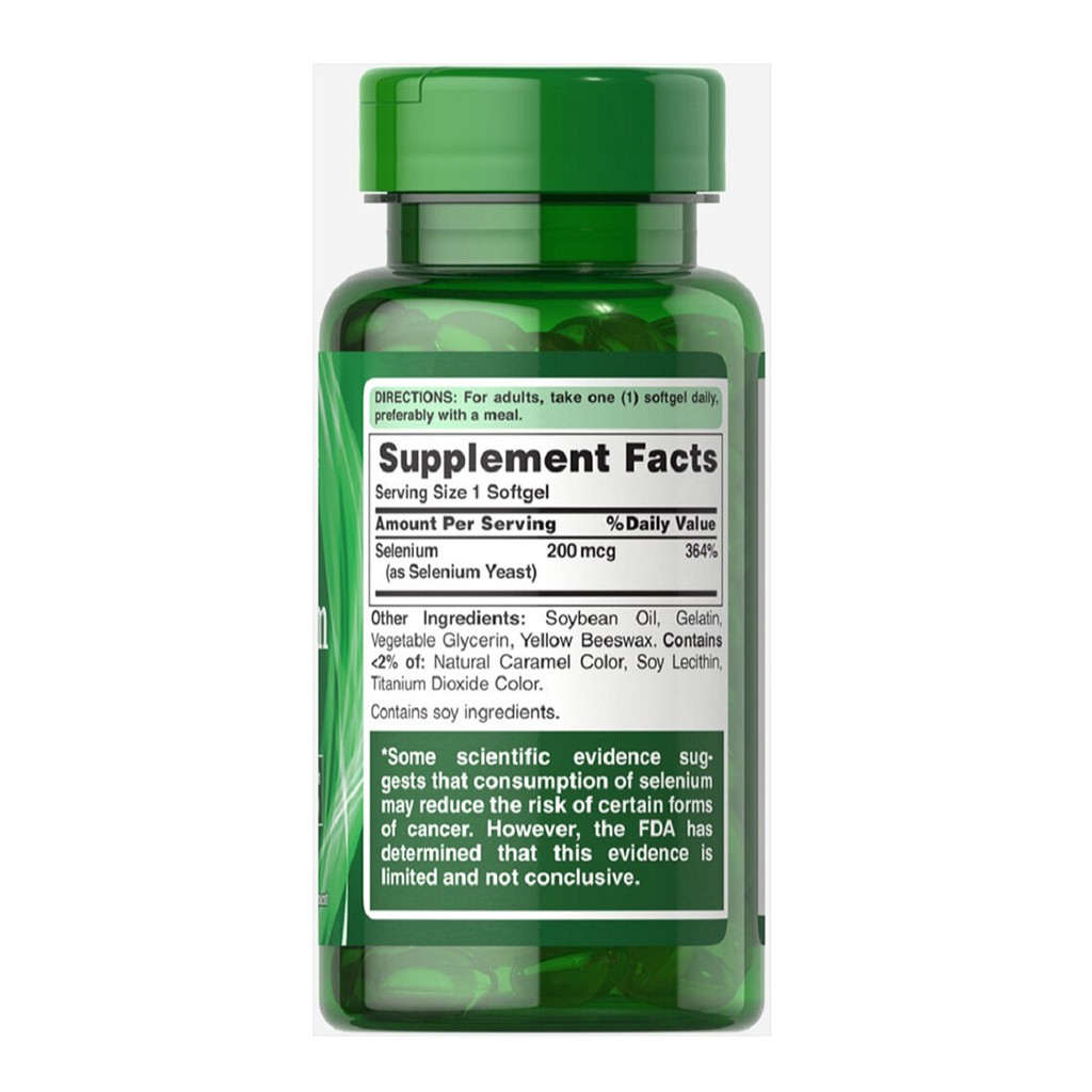 Viên uống hỗ trợ ngăn ngừa ung thư, tăng cường sức đề kháng, hỗ trợ tim mạch và mắt Absorbable Selenium 100 v HSD4/2019