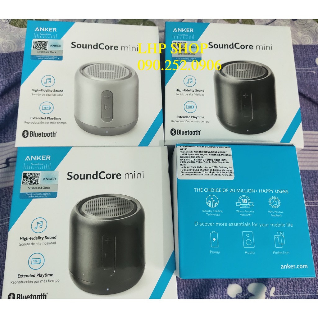 Loa Bluetooth Anker Soundcore Mini - A3101 - Hàng Chính Hãng