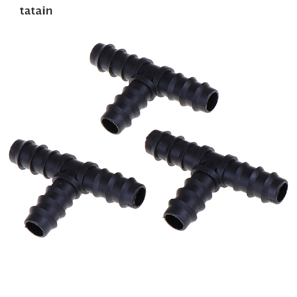 [TAT] 8PCS Garden hose tee water splitter 16mm connector garden irrigation barbed tee CVX