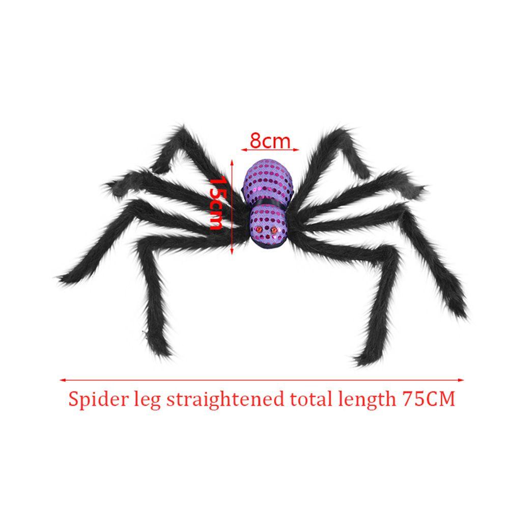 Nhện Nhồi Bông Khổng Lồ Trang Trí Halloween