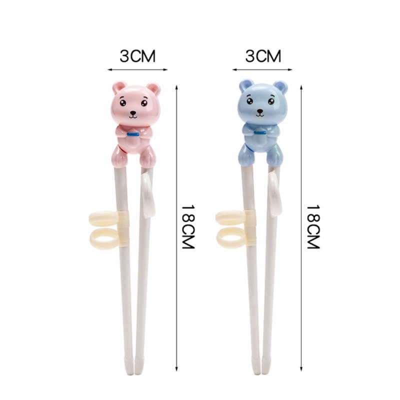 Đũa xỏ ngón gấu kèm hộp