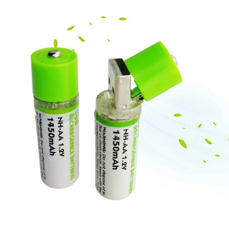 Pin tiểu AA 1450mAh tự sạc cắm cổng USB