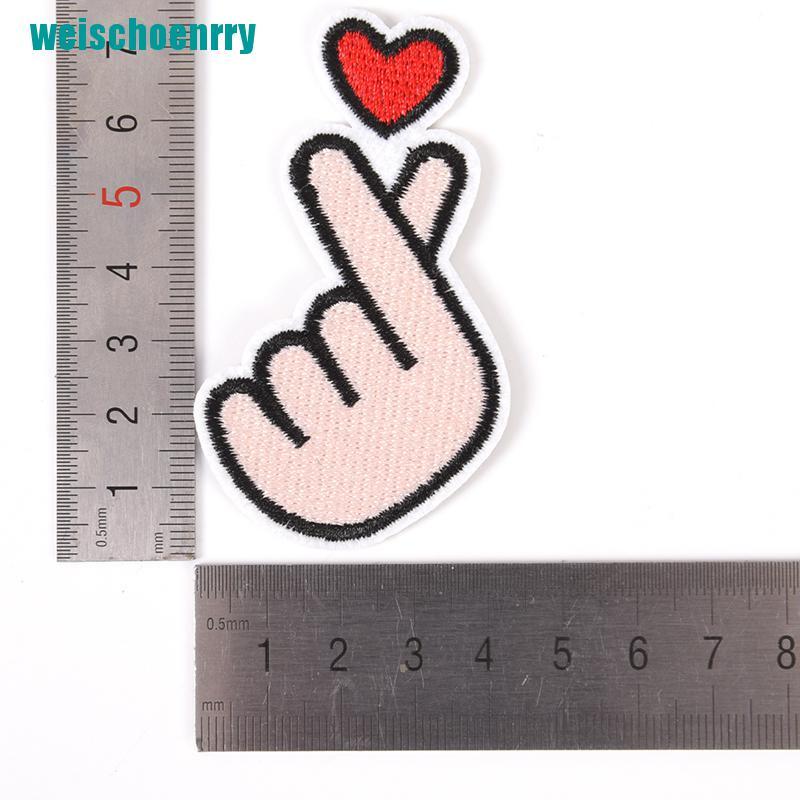 Rér●Sticker Ủi Thêu Hình Trái Tim