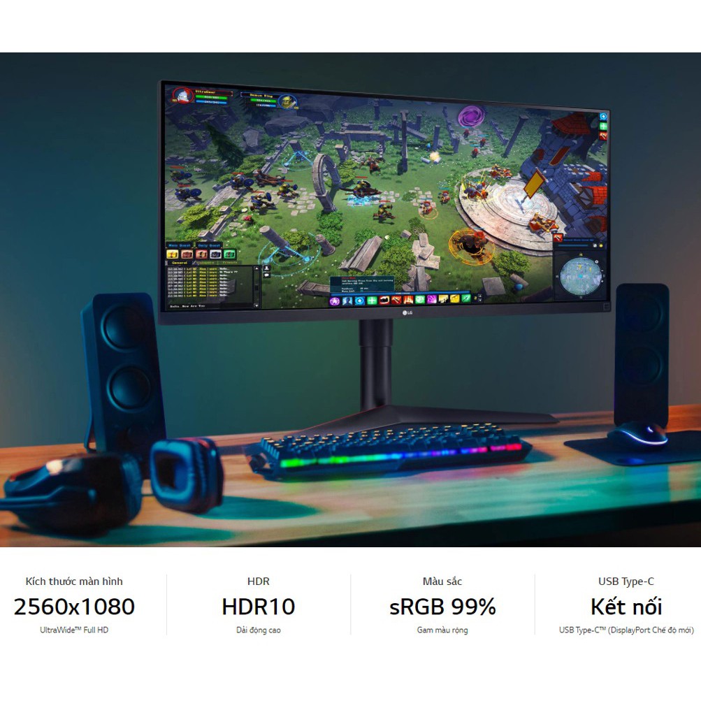 Màn hình máy tính LG 29WP60G-B 29 inch 21:9 UltraWide WFHD IPS 75hz HDR FreeSync 2021 mới nhất - Chính Hãng