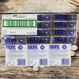 [Đai Lý Chính Thức] Combo Kem Đánh Răng Và Bột Tẩy Trắng Răng Eucryl Giúp Trắng Răng Vượt Trội - Khử Mùi Hôi Miệng Q03