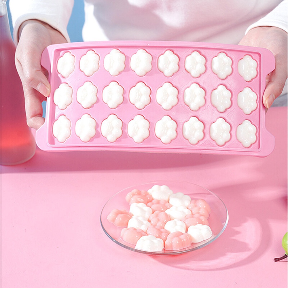 Khuôn silicon Làm Đá Hình Bàn Chân Mèo