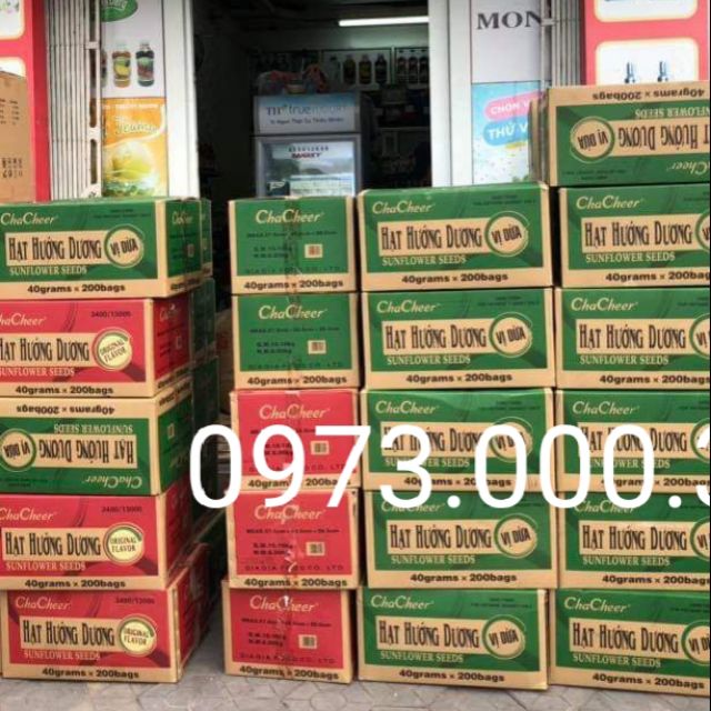 1 Thung 64 gói HƯỚNG DƯƠNG VỊ DỪA CHACHEER 130g