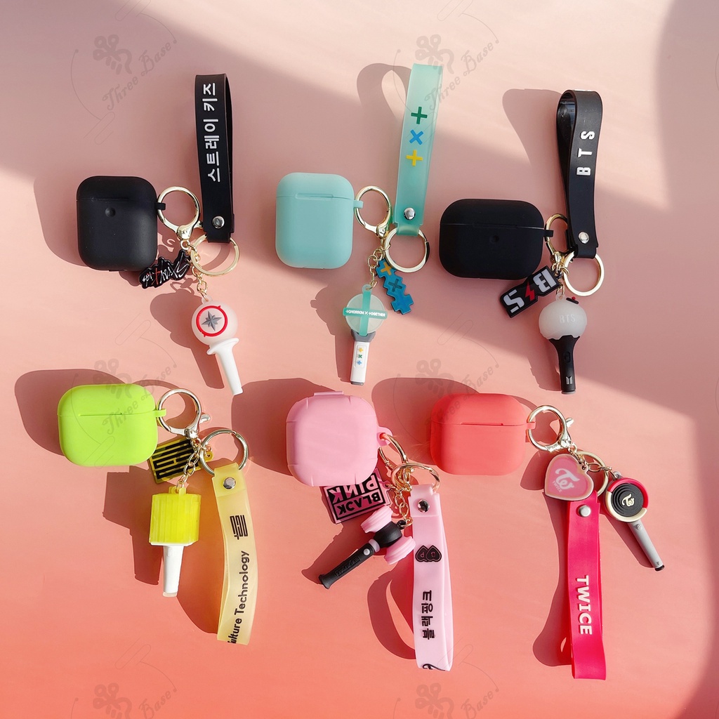 Vỏ Bảo Vệ Hộp Sạc Tai nghe không dây Airpods 3 pro Enhypen TXT NCT Nhấp Nháy EXO Twice TREASURE ASTRO Velvet  I-DLE Cho Samsung Apple