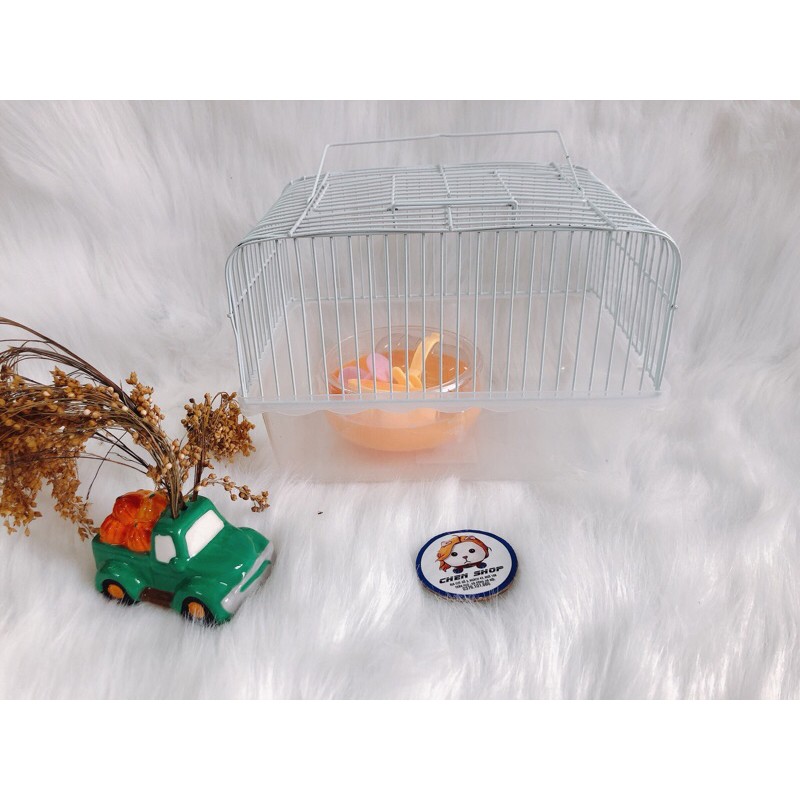 (SẴN) Lồng mini trong suốt cho hamster ( du lịch, vận chuyển)