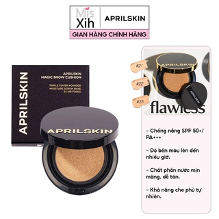 Phấn nước April Skin Black Magic Snow Cushion 3.0 (Phiên bản nâng cấp_Upgrade)