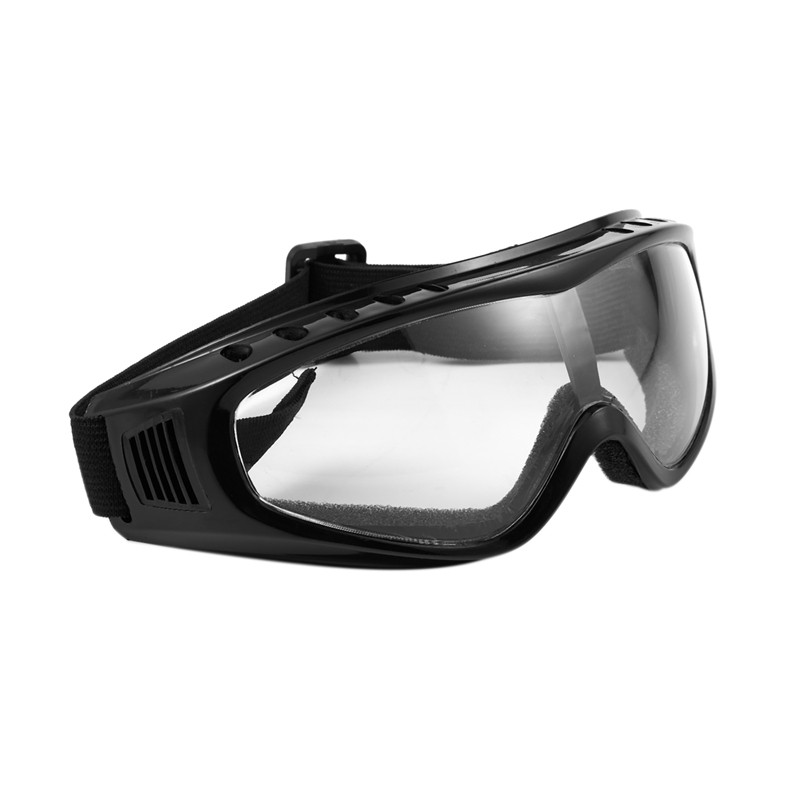 VN XINYI Airsoft Goggles  Paintball Clear Glasses Wind Dustcycle, Black