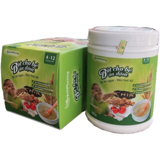 Bột ăn dặm cho bé 4-12 tháng