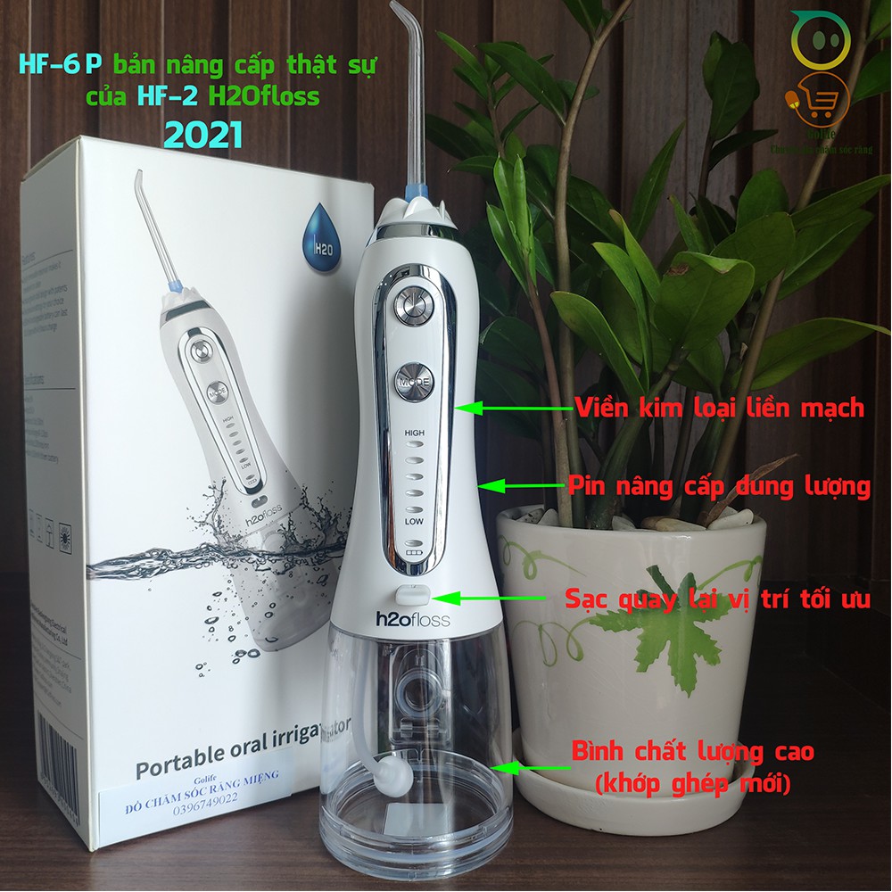 Máy tăm nước HF-6P 2021 bản nâng cấp của HF-2