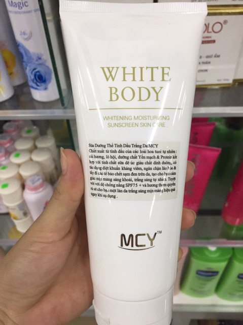 Sữa dưỡng thể tinh dầu trắng da MCY white body | BigBuy360 - bigbuy360.vn