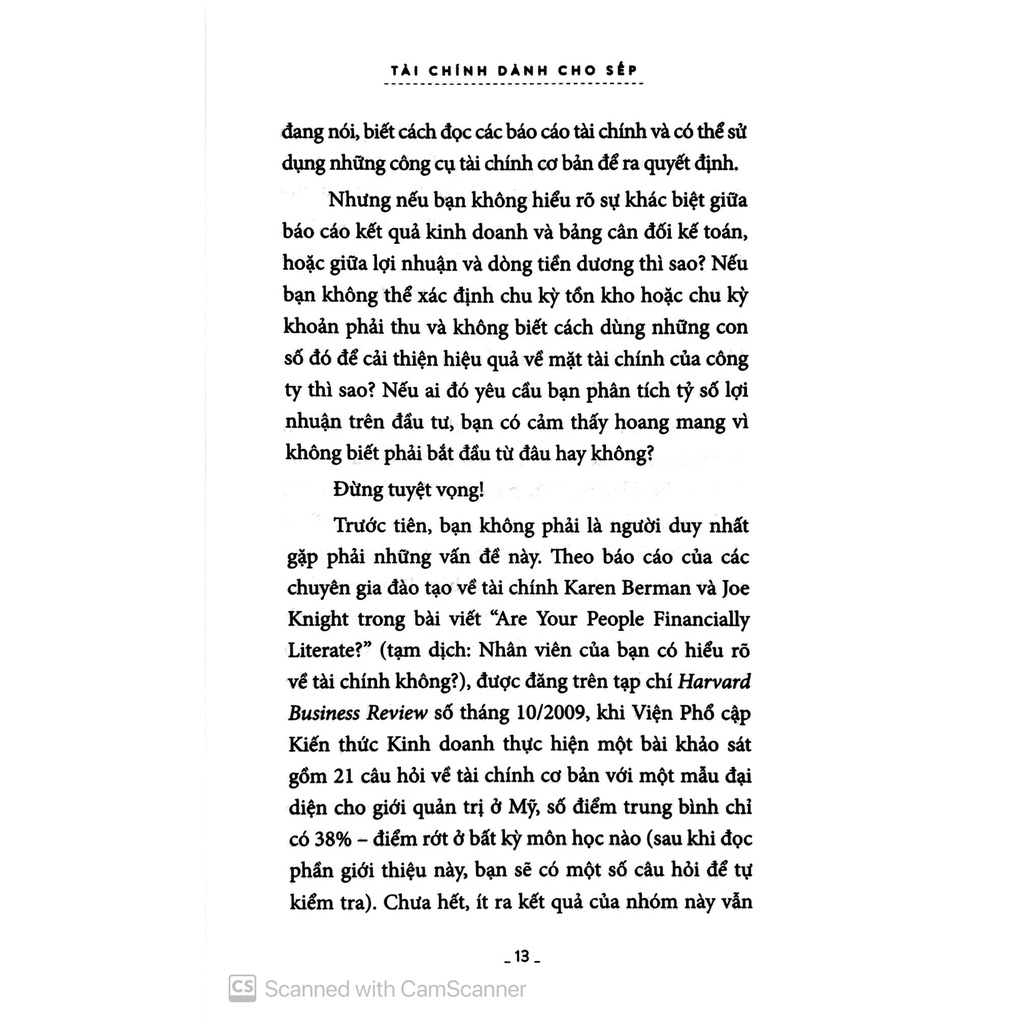 Sách - HBR Guide To - Tài Chính Dành Cho Sếp
