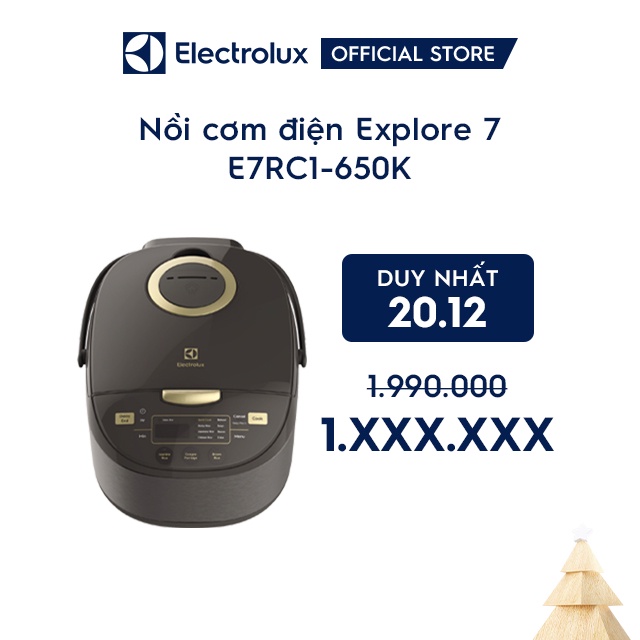 Nồi cơm điện tử Electrolux E7RC1-650K 1.8L ( NEW )