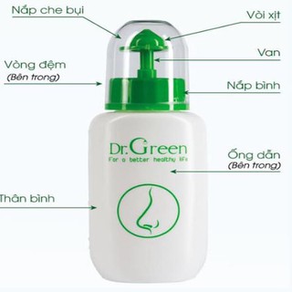 Bình rửa mũi dr green cho bé