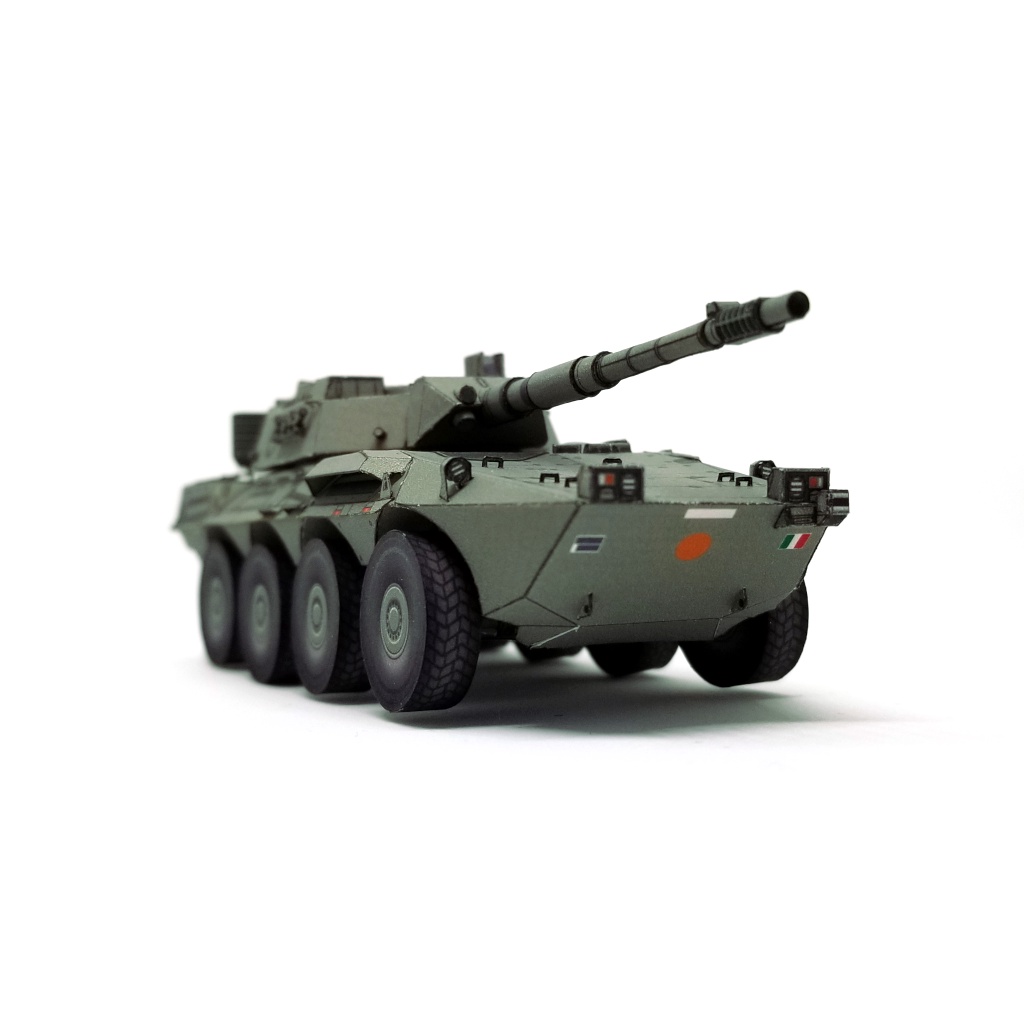 Mô hình giấy 3D  tank B1 Centauro tỉ lệ 1/72