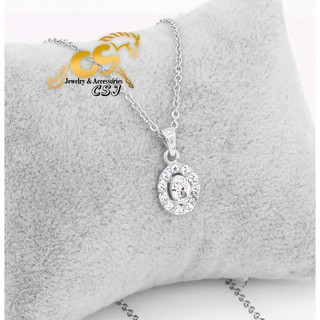 Dây chuyền inox nữ hột xoài đinh xoàn cao cấp