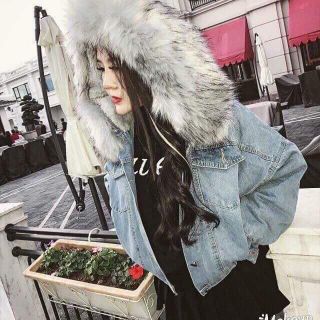 Áo khoác bò trần bông