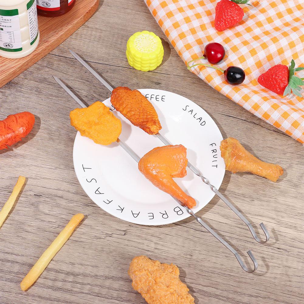DORAW Xiên Nướng Thịt BBQ 12 Ngăn Bằng Kim Loại