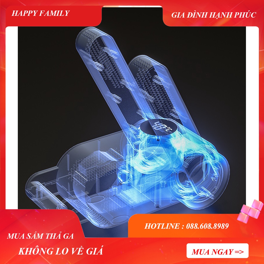 Máy Sấy Giày, Làm Khô, Khử Mùi Thông Minh bằng tia cực tím cao cấp