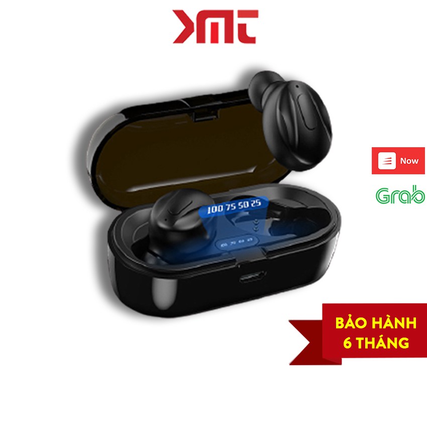 Tai nghe bluetooth 5.0 không dây nhét tai mini thể thao gaming pin trâu đèn LED hiển thị phần trăm pin KMT Store P14