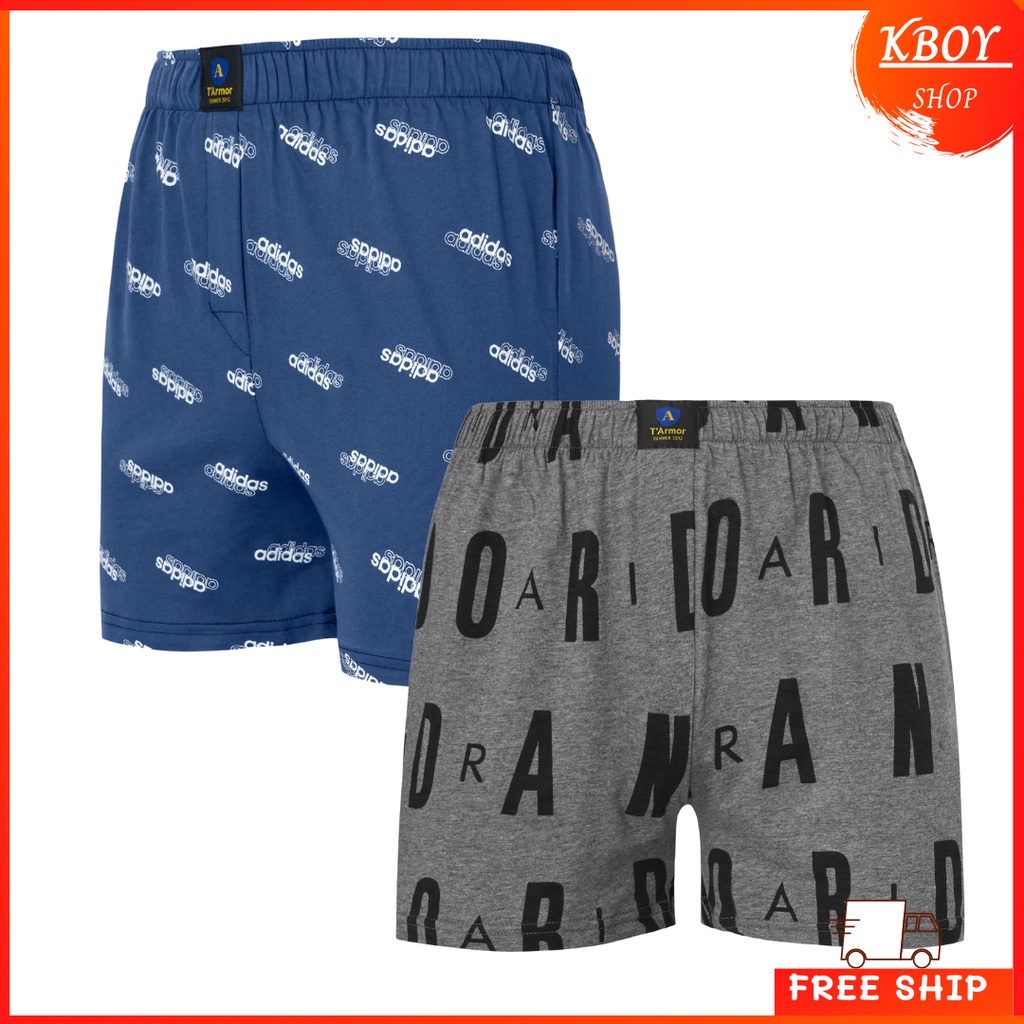 Quần short thun nam mặc nhà , quần đùi mặc nhà nam chất liệu cotton co giãn, bền màu, thoáng mát nhiều họa tiết - QN01