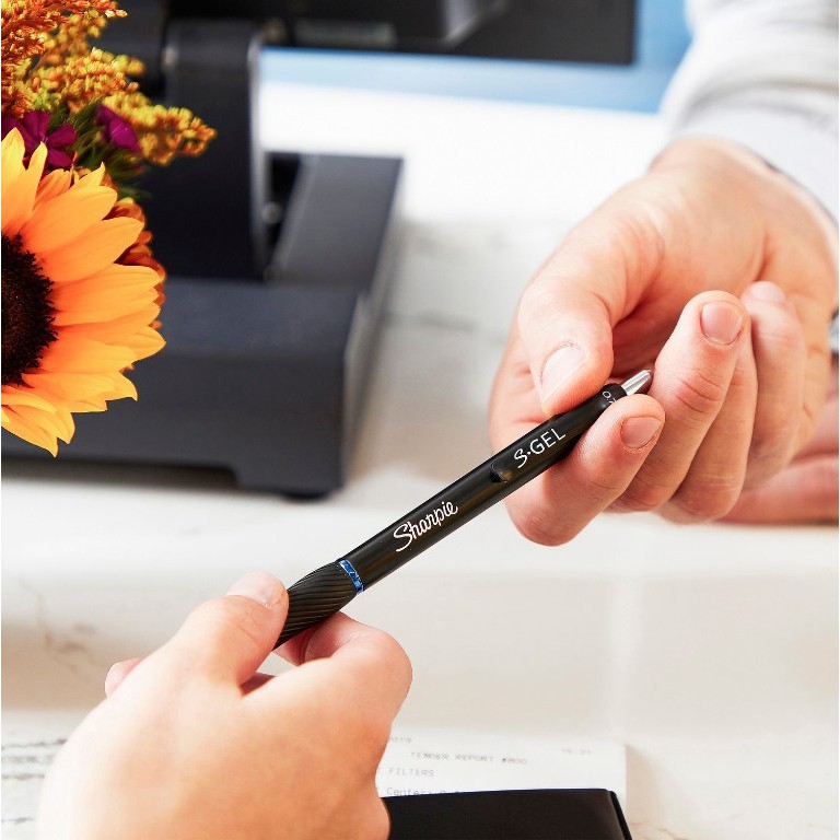 Bút bi đầu bấm mực Gel Sharpie S-Gel Pens Medium 0.7mm (Cây lẻ)