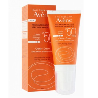 [date 01/2022] Avene Protection 50+ Fragrance Free: Kem Chống Nắng Không Mùi cho Da Khô (50 ml)