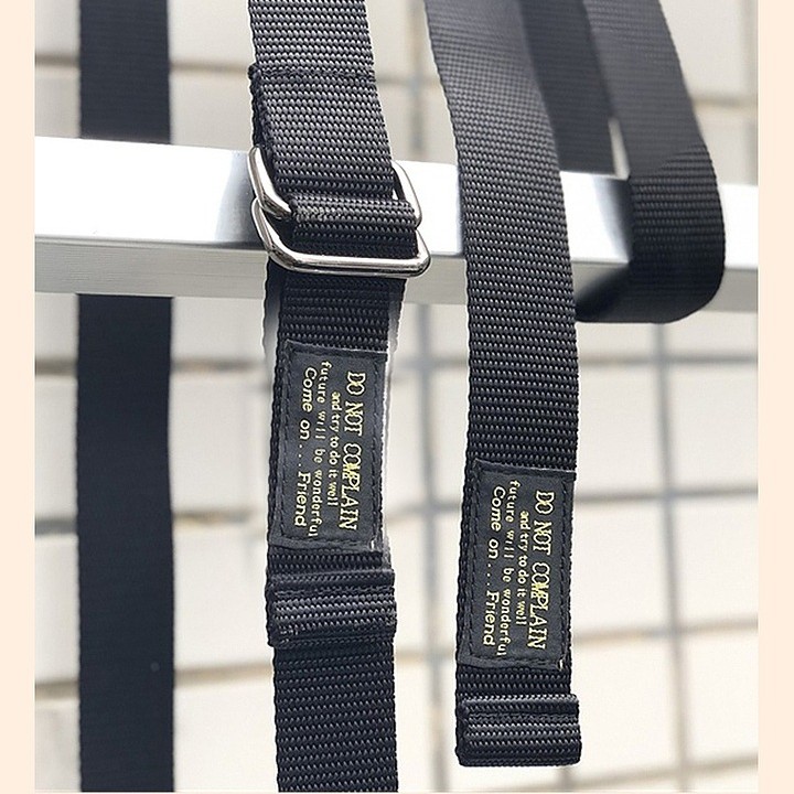 Thắt lưng nam nữ vải nylon mềm bản 3 cm dài 140cm