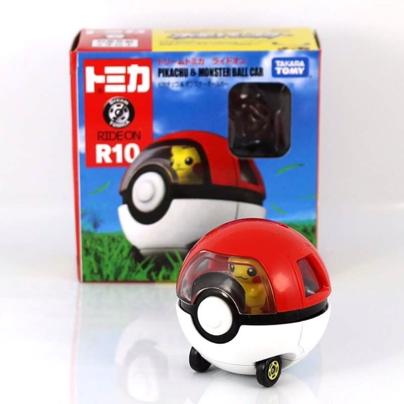Xe Mô Hình Takara Tomy Tomica Dream Tomica Ride On R10 Pikachu &amp; Monster Ball Car