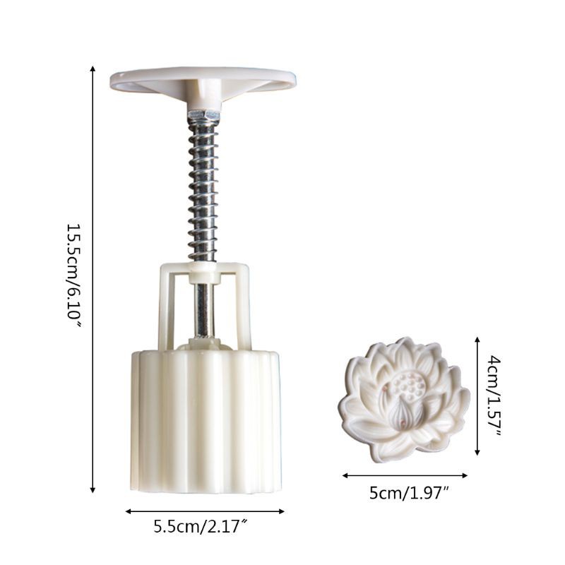 Khuôn Làm Bánh Trung Thu 50g Diy Tiện Dụng