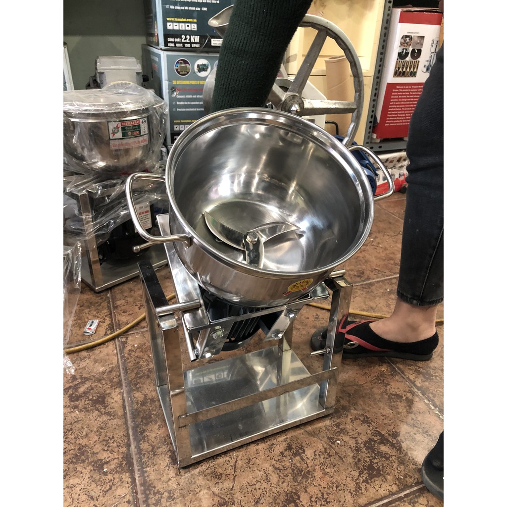 Máy xé sợi khô gà, máy xé sợi thịt làm khô, chà bông loại 2kg/mẻ