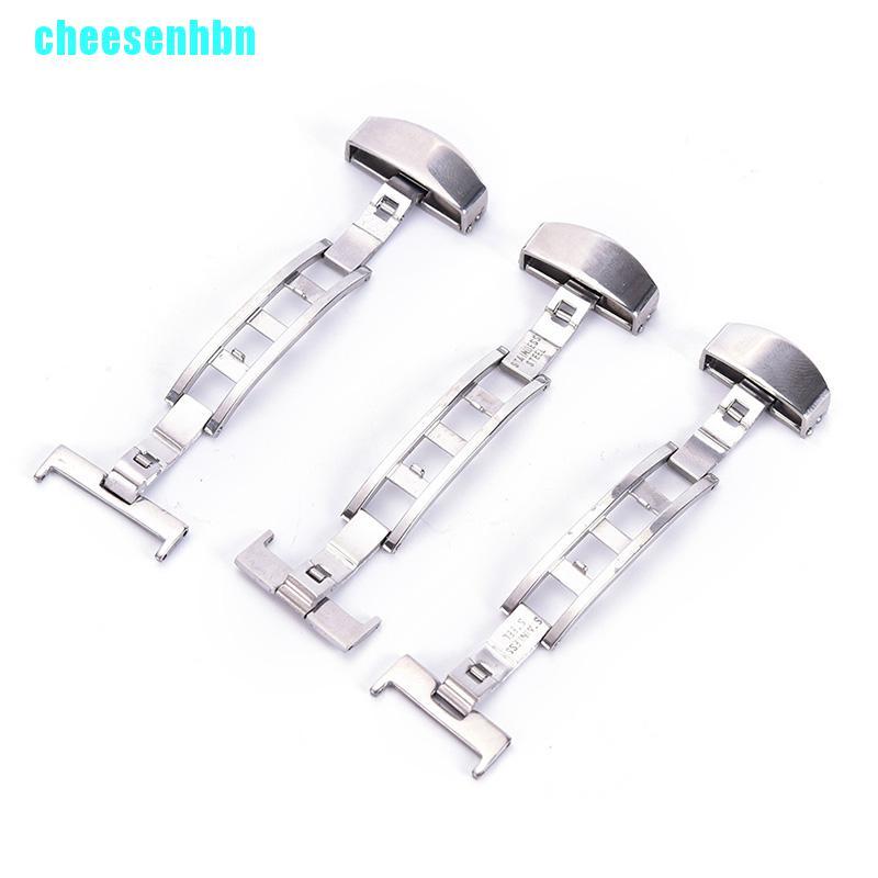 Khóa Bướm Chất Liệu Thép Không Gỉ Cho Đồng Hồ Đeo Tay 18 / 20 / 22mm