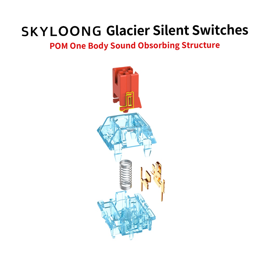 Set 35 Công Tắc Cơ Học SKYLOONG Glacier 5 Pin Chuyên Dụng