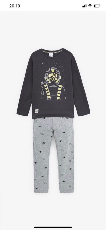 Bộ cotton dài tay Zara bé trai bé gái