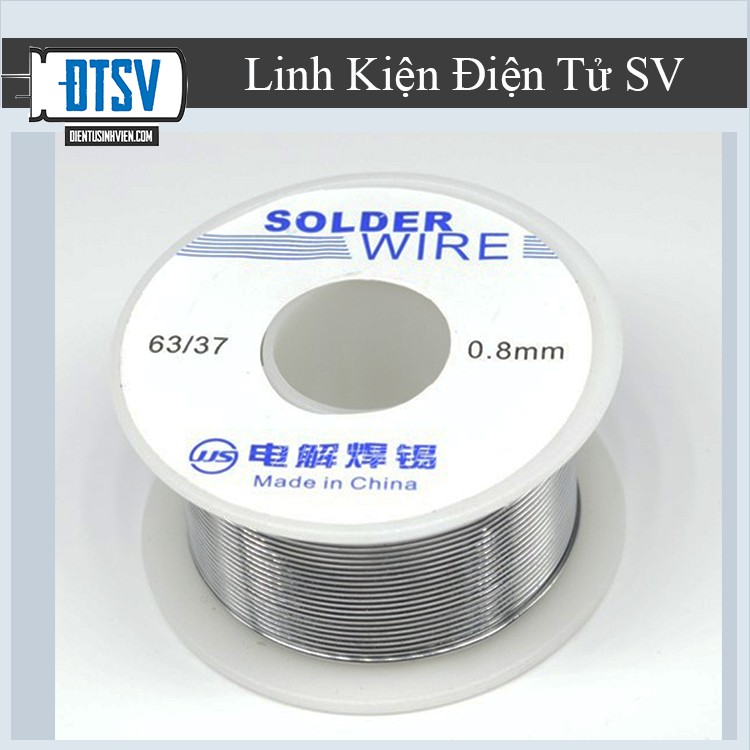 Thiếc Hàn Solder Wire 0.8mm (loại tốt)- Linhkiendientusv.vn