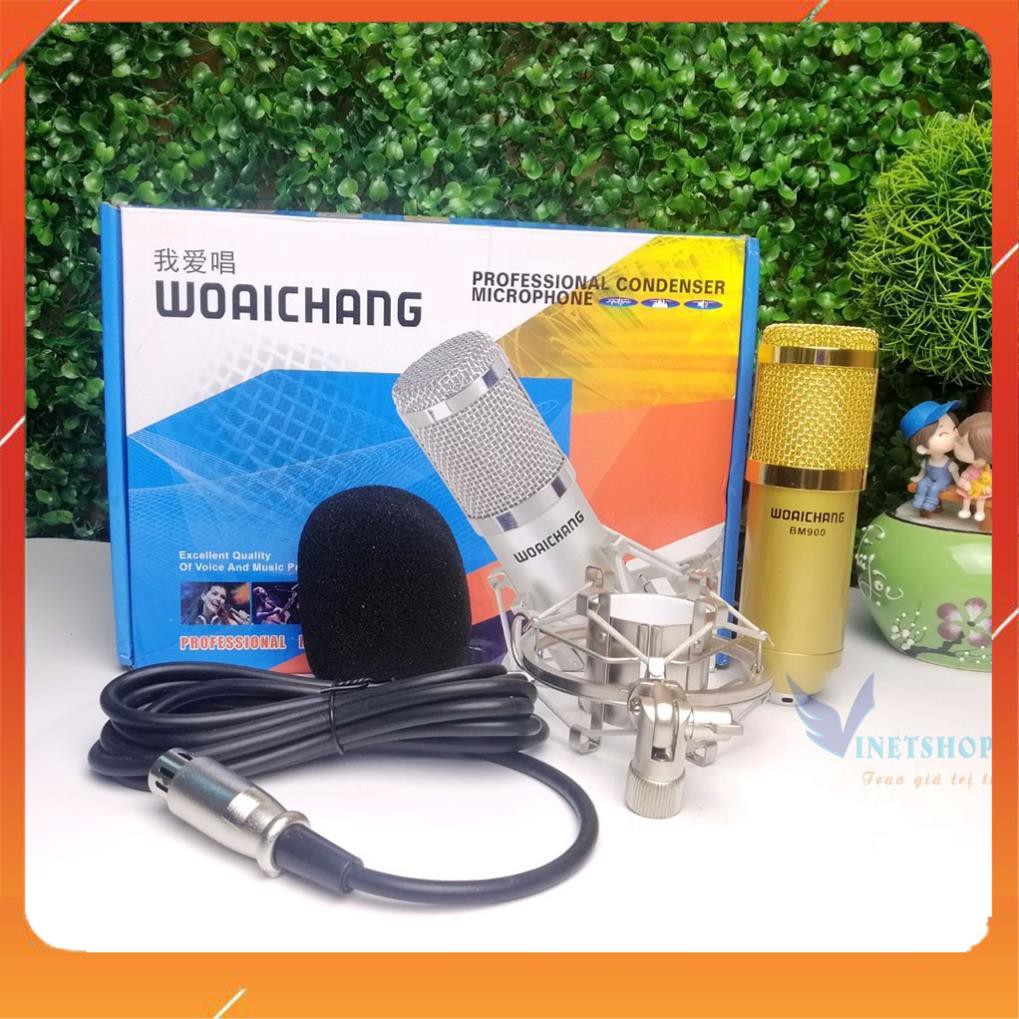 Micro WOAICHANG BM-900 Livestream Hát Karaoke Online✨Chính hãng - Bảo hành 6 tháng