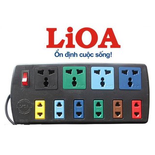 Ổ cắm điện LIOA 10 lổ cắm 3m 10A 2000W Automat 4D6S32