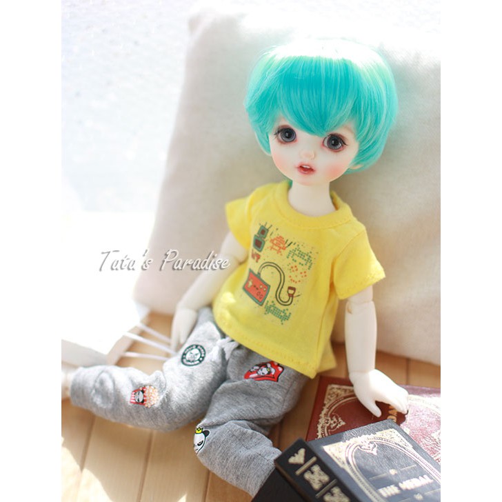 Áo Thun Tay Ngắn In Họa Tiết Trò Chơi Cho Bé 6 4 3 Huge Baby Uncle Bjd. Md. Md. T Mmq06