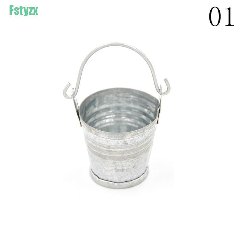 fstyzx Dollhouse Miniature Ice Cube Bucket 1:12 Scale Fairy Home Kitchen Decor