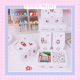 Hộp để đồ đa năng mini (tặng kèm sticker trang trí)