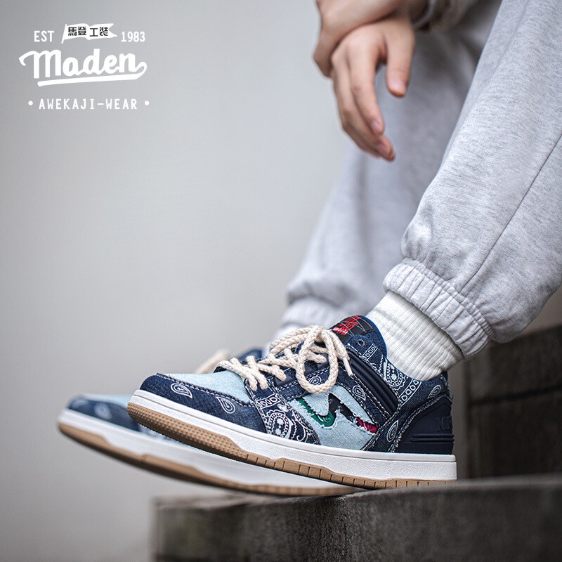 Giày thời trang Maden đế dày kiểu retro cá tính cho nam