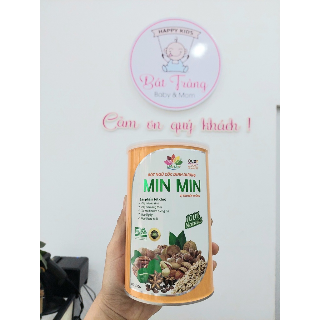 Ngũ Cốc Lợi Sữa Min Min (500GAM) - Vị Truyền Thống Lợi Sữa